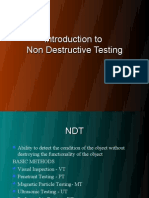 Introduction To Non Destructive Testing