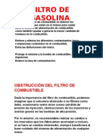 Tipos de Filtro de Combustible Gasolinero