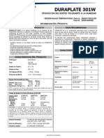 Ficha Técnica - Duraplate 301W PDF