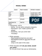 Modal Verbs