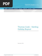 Thomas Cook - Sterling Buyout