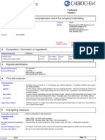 Safety Data Sheet: Identification of The Substance/preparation and of The Company/undertaking