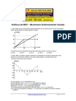 Cinematica Graficos de MUV