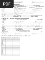 First Conditional Present Perfect Irregular Verbs