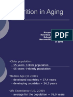 Nutrition in Aging: Nurpudji A. Taslim Nutrition Department School of Medicine Hasanuddin University at 2005