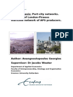 Master Thesis G Anagnos - Port-City Networks. The Case of London-Piraeus Maritime Network of APS Producers.