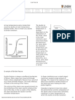 Ductile To Brittle Transition-Reason For The Failure of Titanic