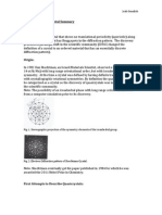 Chem 334 - Quasicrystal Summary Intro:: Josh Gramlich