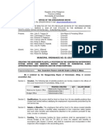 001-2015 Gen. Ordinance - Creating Plantilla Position