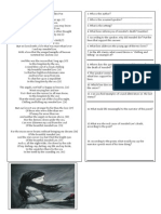 Annabel Lee Worksheet