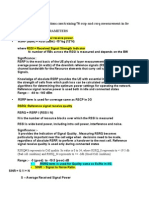 Lte Drive Test Parameters