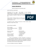 Ingenieria Del Proyecto Red de Desague