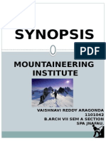 Synopsis - Mountaineering Institute