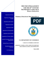 Federal Strategic Spectrum Plan 2008