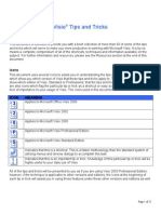 Visio 03 Tips and Tricks Handout