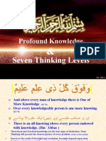 Profound Knowledge & Seven Thinking Levels