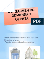 4.2 Regimen de Demanda y Oferta