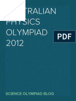 Australian Physics Olympiad 2012