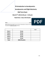 Aerodynamics Midterm Solution