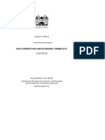 Anti CorruptionandEconomicCrimesAct3of2003 PDF