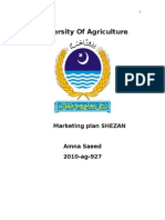 University of Agriculture: Marketing Plan SHEZAN