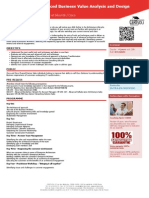 BTEABVD Formation Executing Cisco Advanced Business Value Analysis and Design Techniques PDF