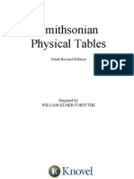 Smithsonian Physical Tables 9th Revised Edition