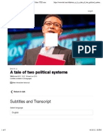 Eric X. Li A Tale of Two Political Systems