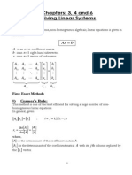 Numerical Analysis-Solving Linear Systems