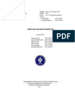 Laporan Bioindustri Kinetika Enzim