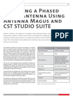 CST Application Note Designing Phased Array Antenna