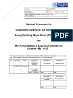 Method Statement For Excavating Additional 3m Deep Trial Pits (2013!08!13)