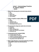 JC-2 Tutorial-1 Immunology Practice MCQ's