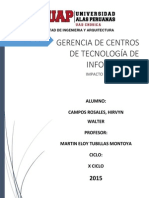 Informe Sobre El Impacto de Las Tic