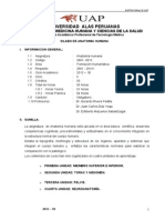 Syllabus ANATOMÍA HUMANA TP PDF