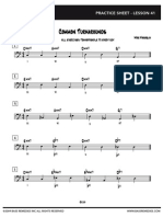 Practice Sheet - Lesson 41: ©2009 Bass Remedies Inc All Rights Reserved