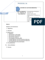 Procedimiento de Control de Documentos