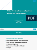 Bridge Structure Response Spectrum