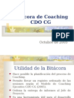 Bitácora de Coaching CDO CG