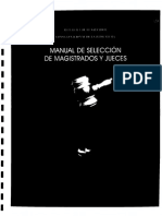 Manual de Seleccion de Magistrados y Jueces PDF