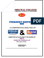 Project Report On Vishal and Bigbazar