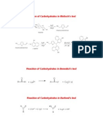 Reaction of Carbohydrates in Molisch's Test