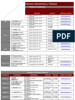 Fuero Contencioso Administrativo y Tributario 