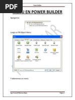 Menú en Power Builder