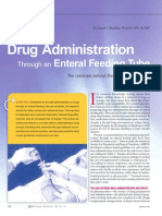 Drug Administration Through An Enteral Feeding.27