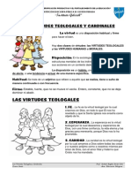 Las Virtudes Teologales y Cardinales Clase 3º Grado