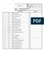 Doc. No: Client: Project: S. NO. Eq. No. Description Remarks