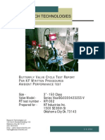 Butterfly Valve Cycle Test