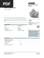 Tomada Borne RJ45 (Calha DIN)