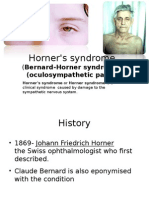 Horner's Syndrome Final